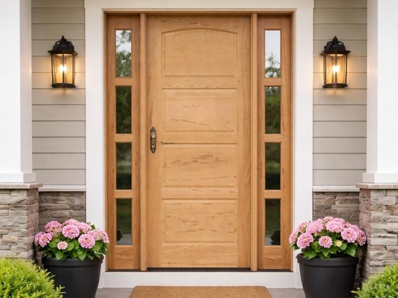 Porta externa de madeira é boa? Veja vantagens, desvantagens e se vale a pena