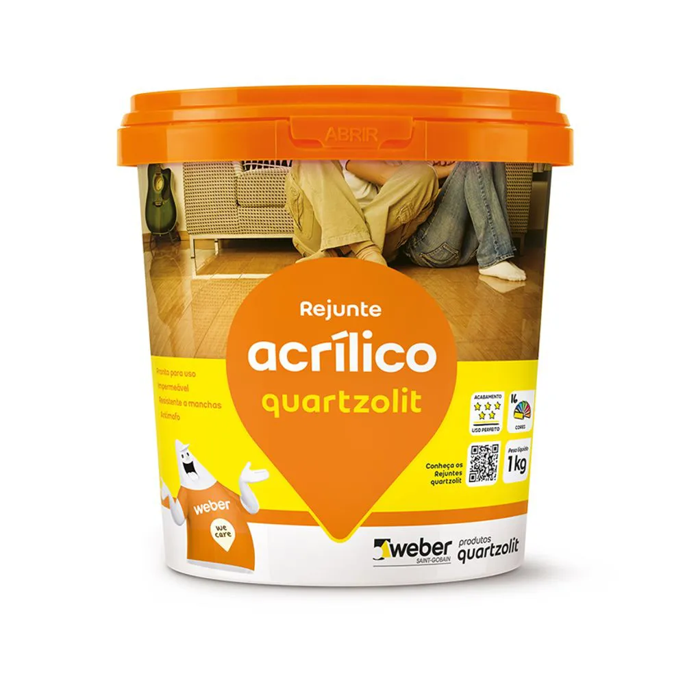 Rejunte Acrílico Marrom Tabaco 1kg