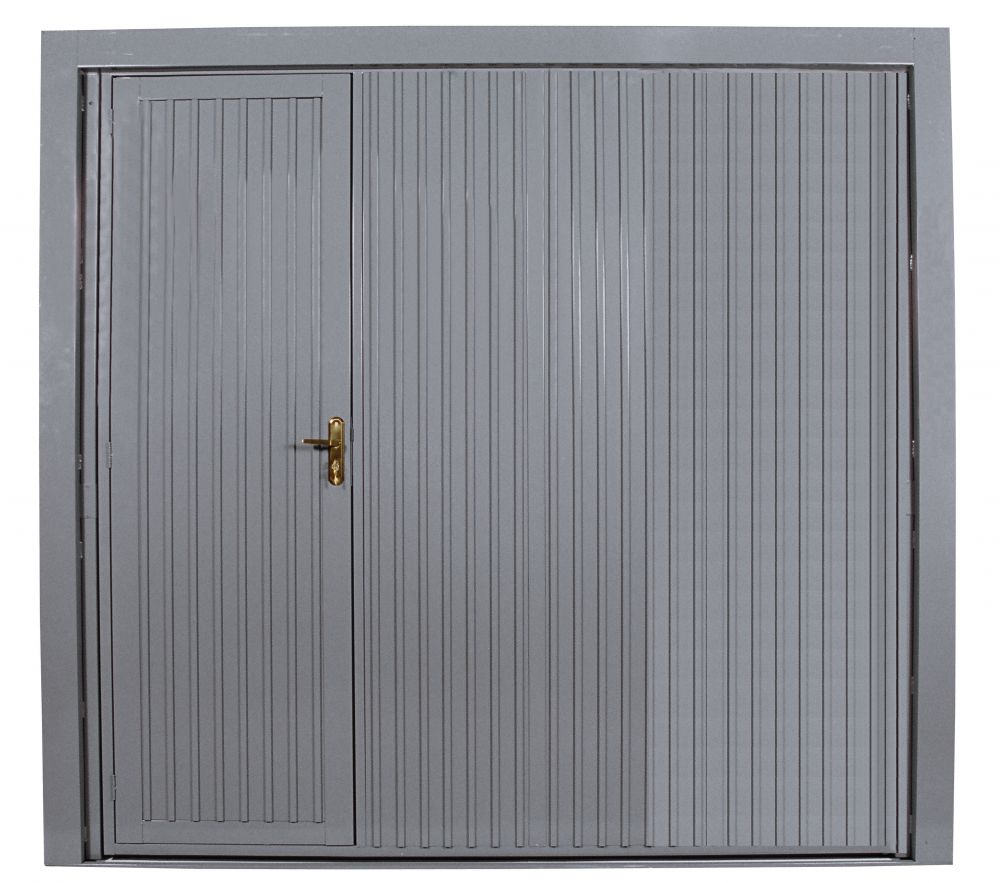 Portão de Ferro Frisado 240x220cm Direita