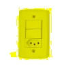 Lux2 2 Teclas Simples + Tomada 10A 4X2