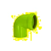 Joelho Esgoto 90° 038mm com Anel