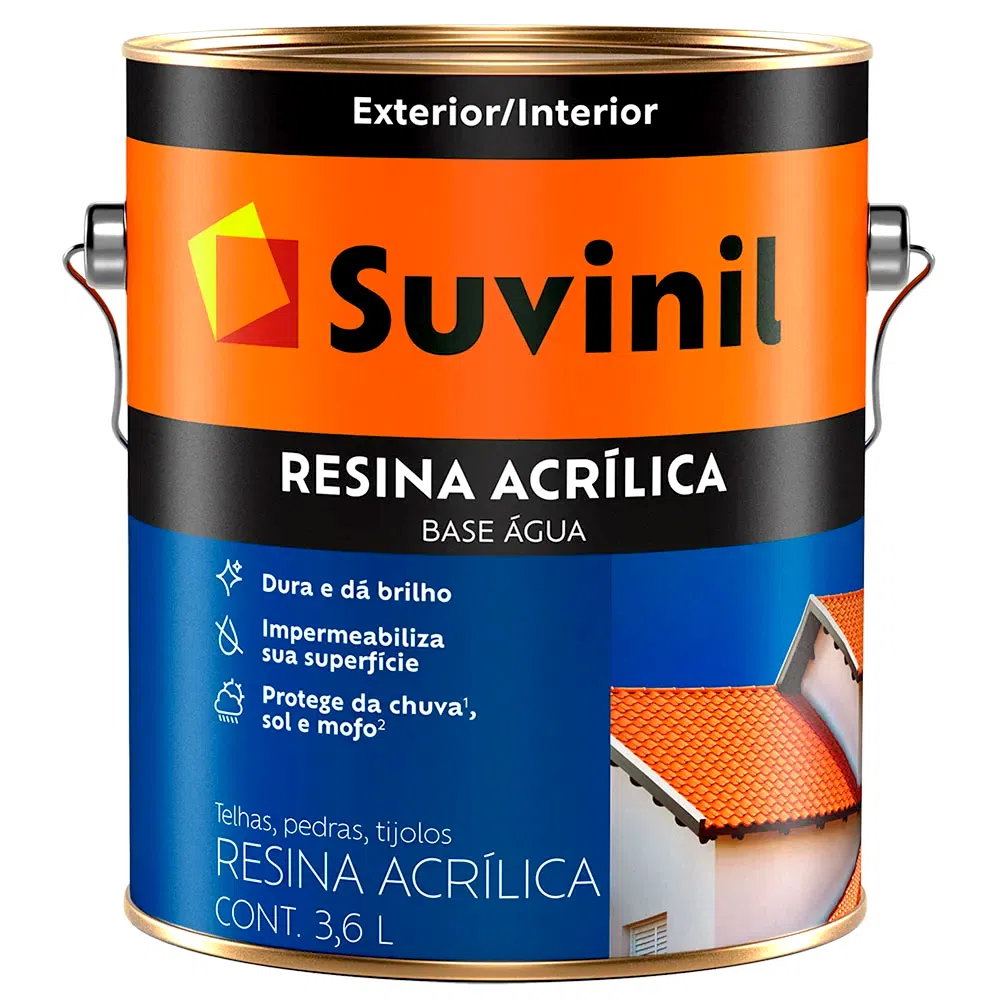 Resina Base Aqua Incolor 3,6l