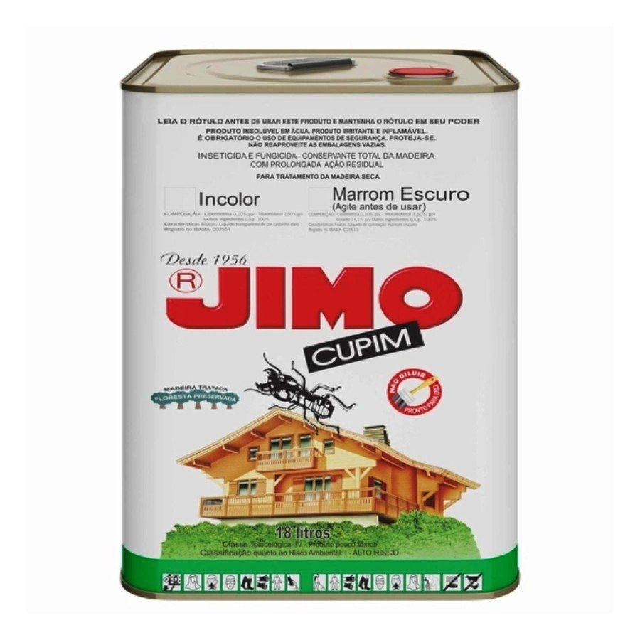 Cupim Incolor 18l Jimo