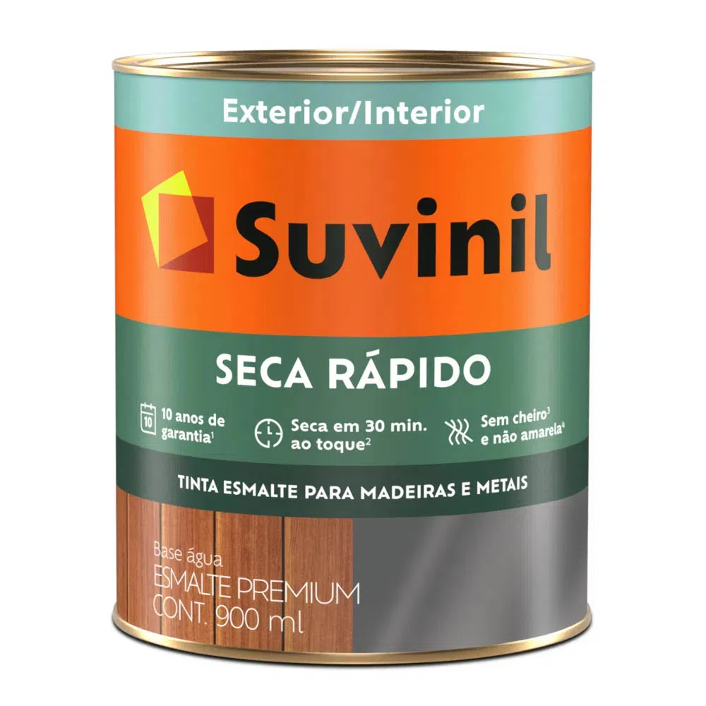 Tinta Esmalte Seca Rápido Acetinado 900ml