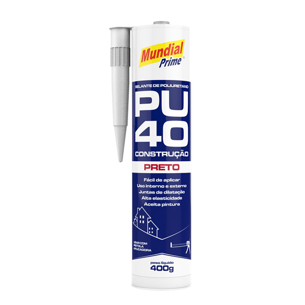 Selante de Pu40 Mundial 400ml Preto