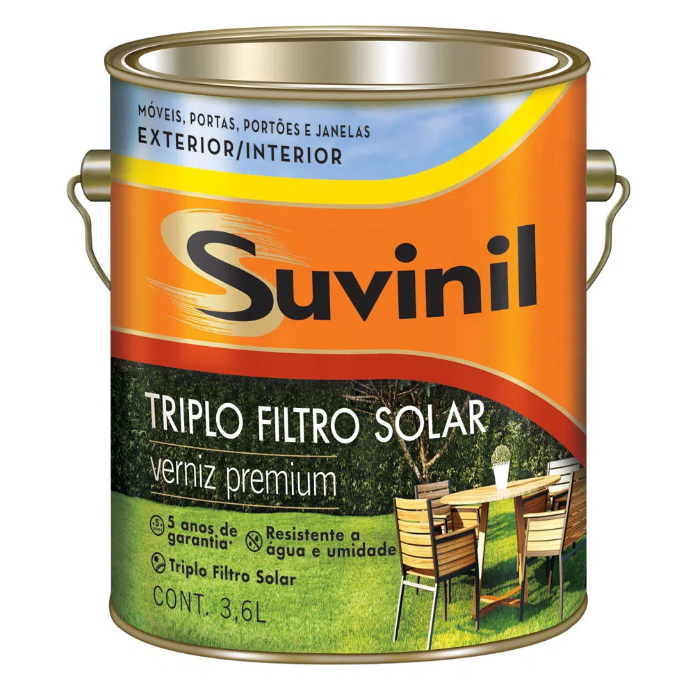 Verniz Triplo Filtro Solar Fosco 3,6l