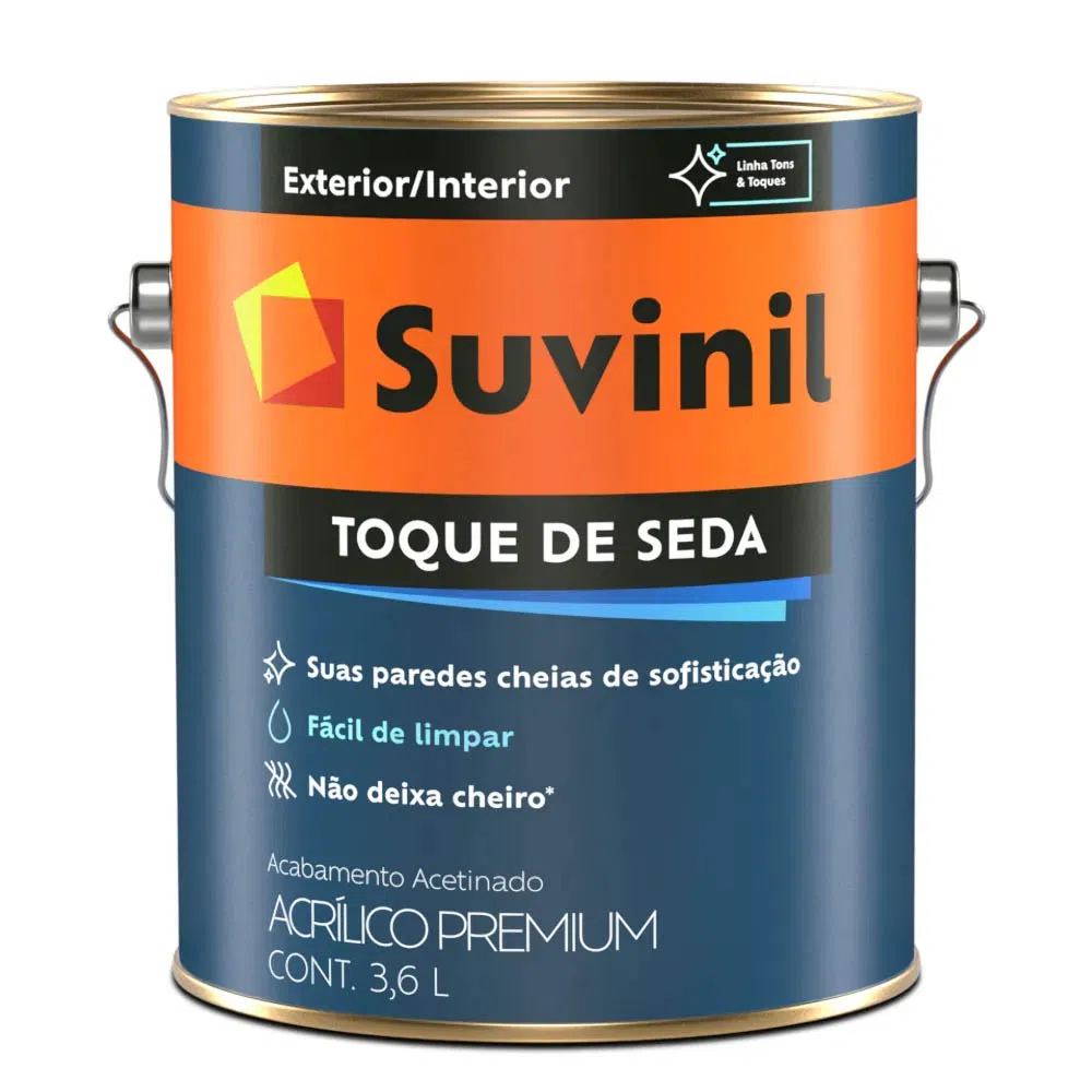 Tinta Acrílica Toque de Seda Acetinado Premium 3,6l