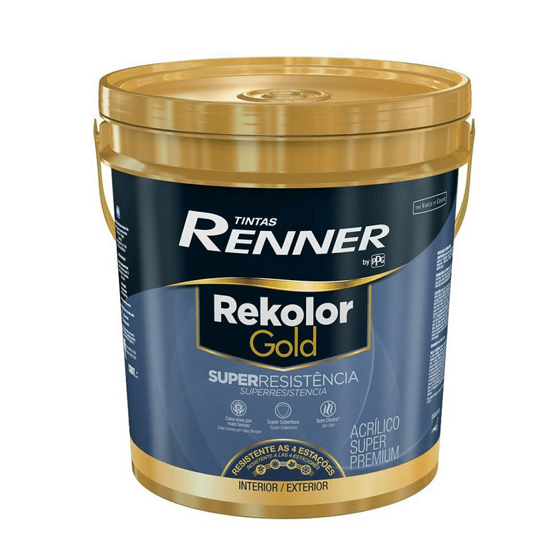 Tinta Rekolor Gold Acrílico Semi Brilho 18l