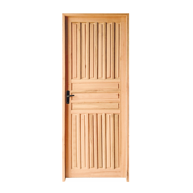 Porta Externa de Eucalipto 85x213cm Almofadada Direita