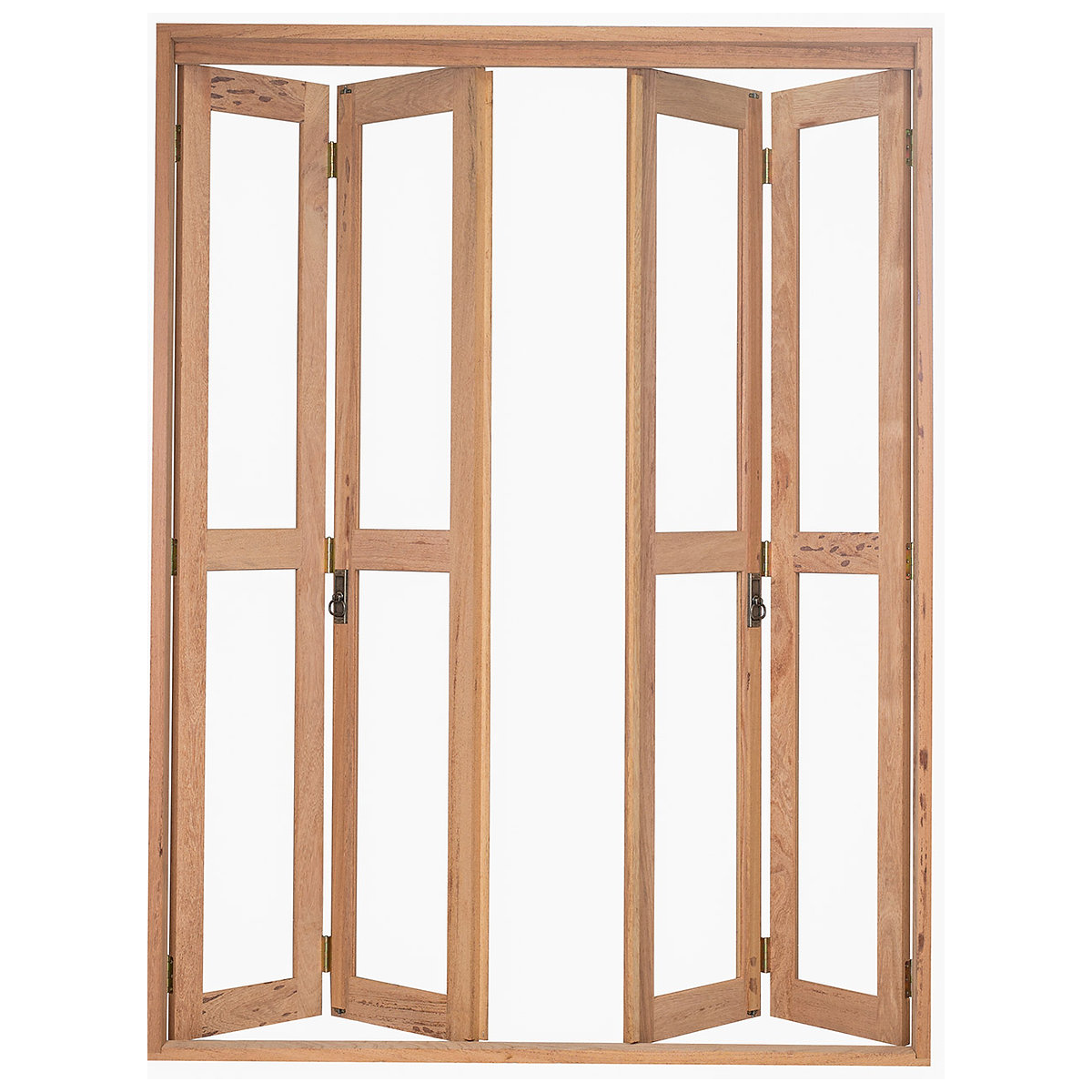 Porta Vitrô 160x213cm Angelim Pantográfica Vidro Inteiro