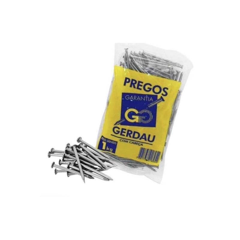 Prego 10x10 com Cabeça 1,0Kg