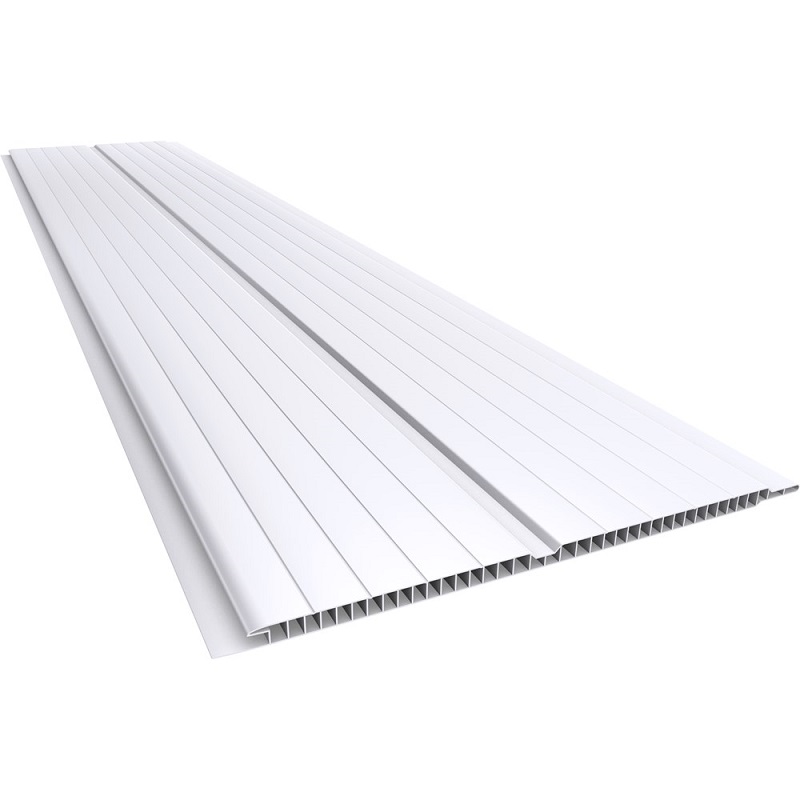 Forro PVC Plasbil Branco 4mmx20cmx6m Frisado