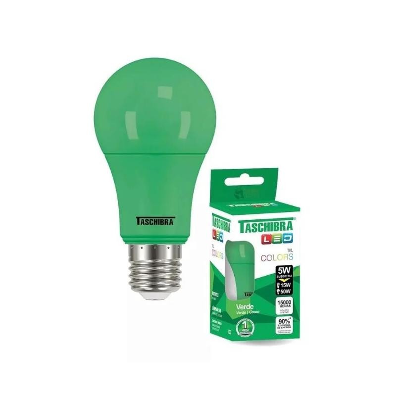 Lâmpada Led Bulbo TKL Colors Verde