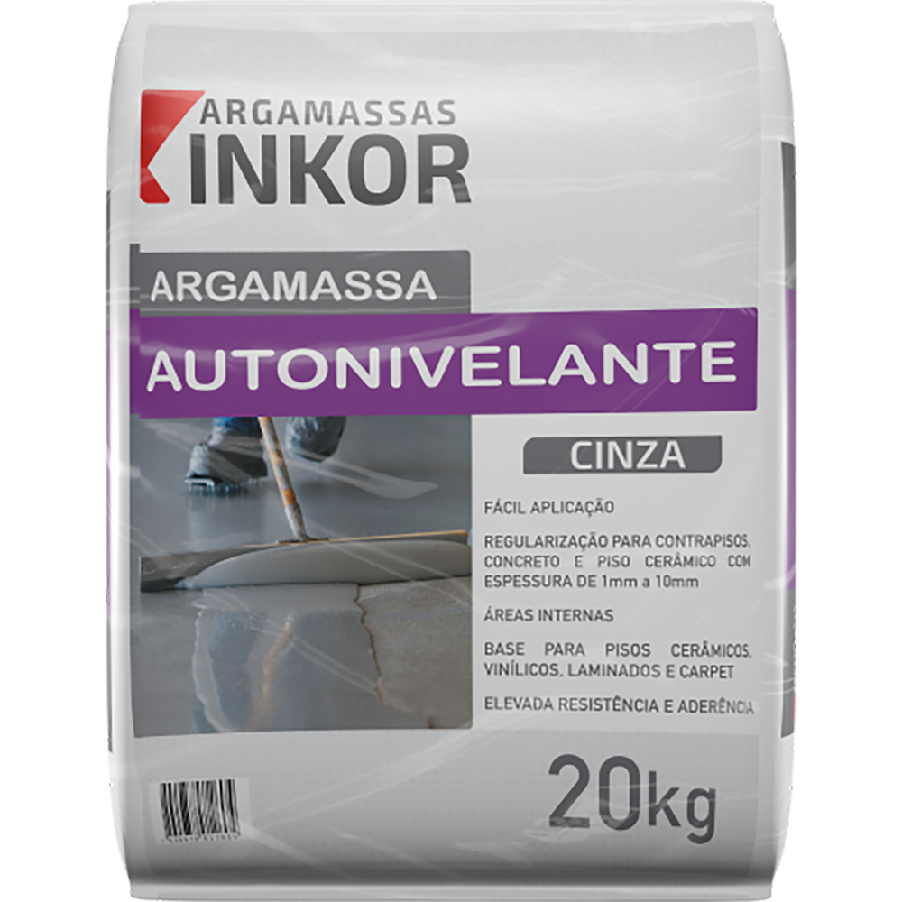 Argamassa Autonivelante Cinza 20kg