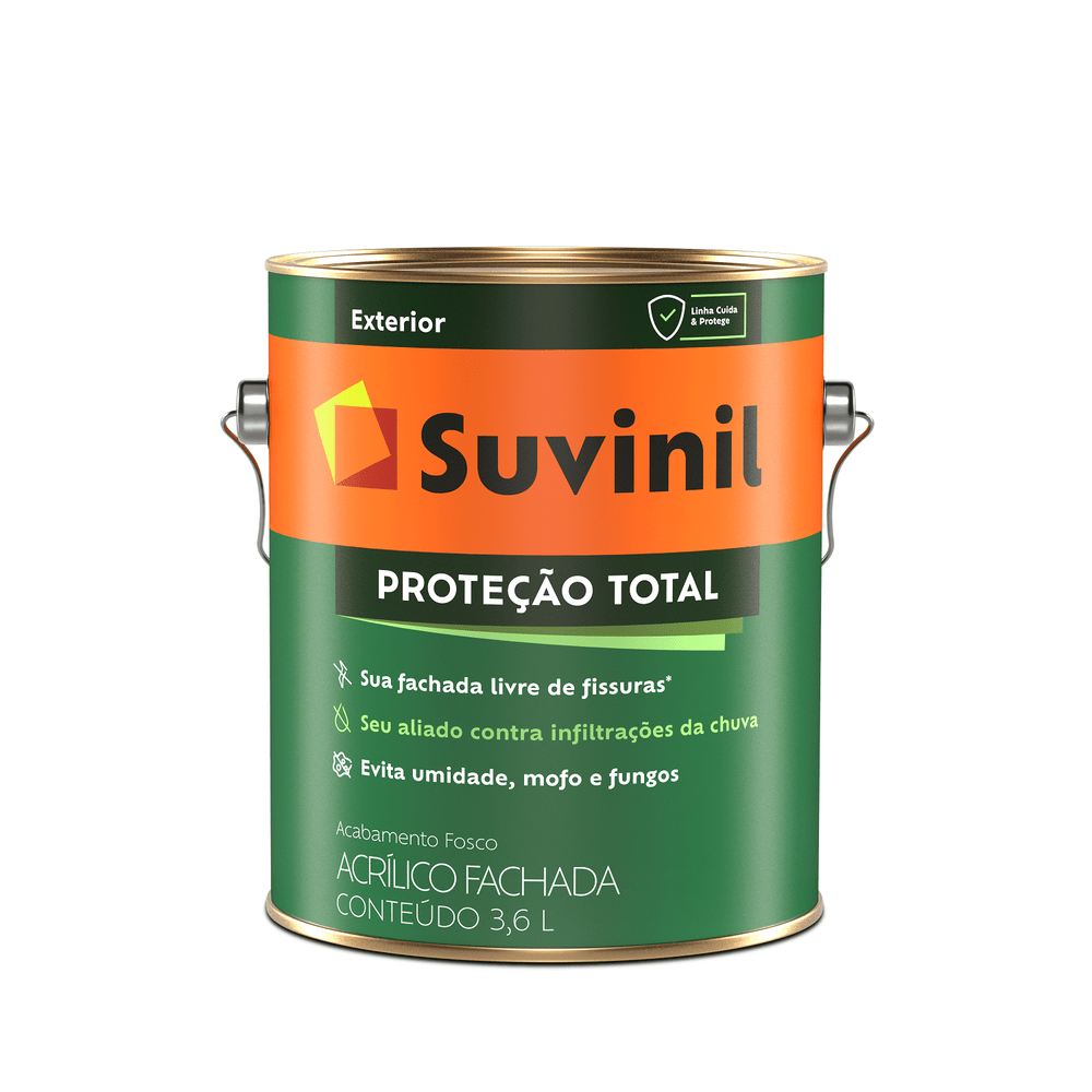 Tinta Acrílica Fosco Proteção Total 3,6l