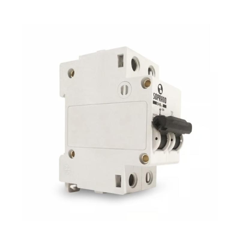 Disjuntor Bifásico Din Branco C 32A