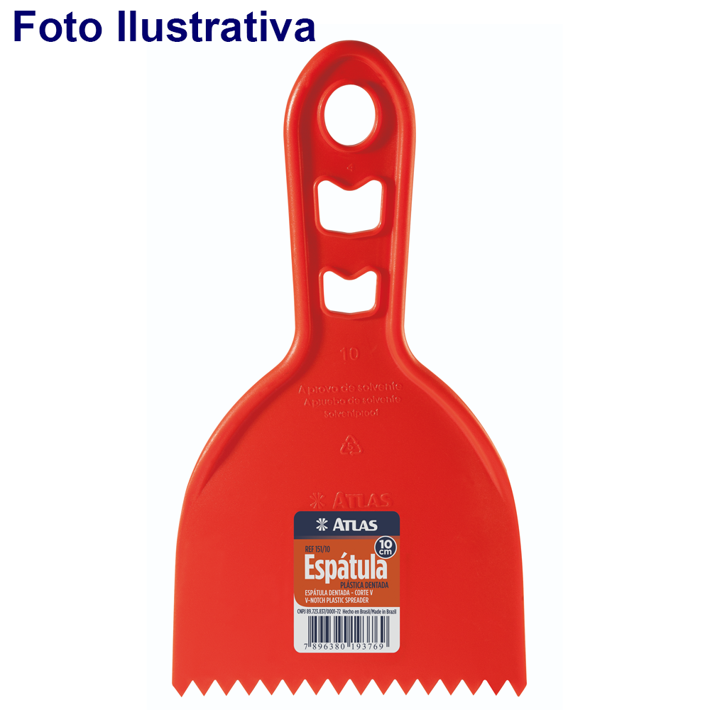 Espátula PVC Dentada 151