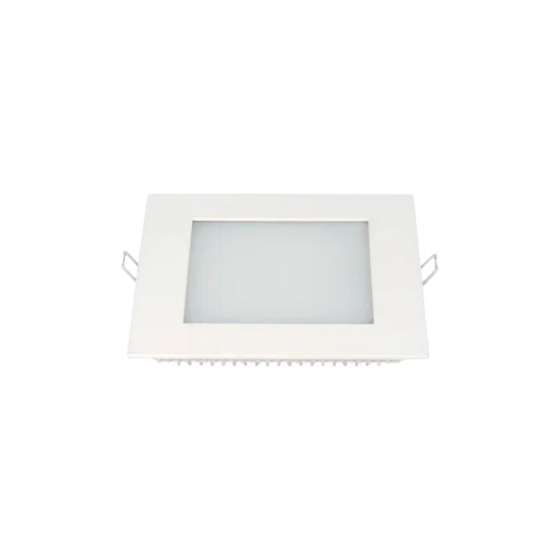 Painel Led Embutir Quadrado 12w 3000k 17x17