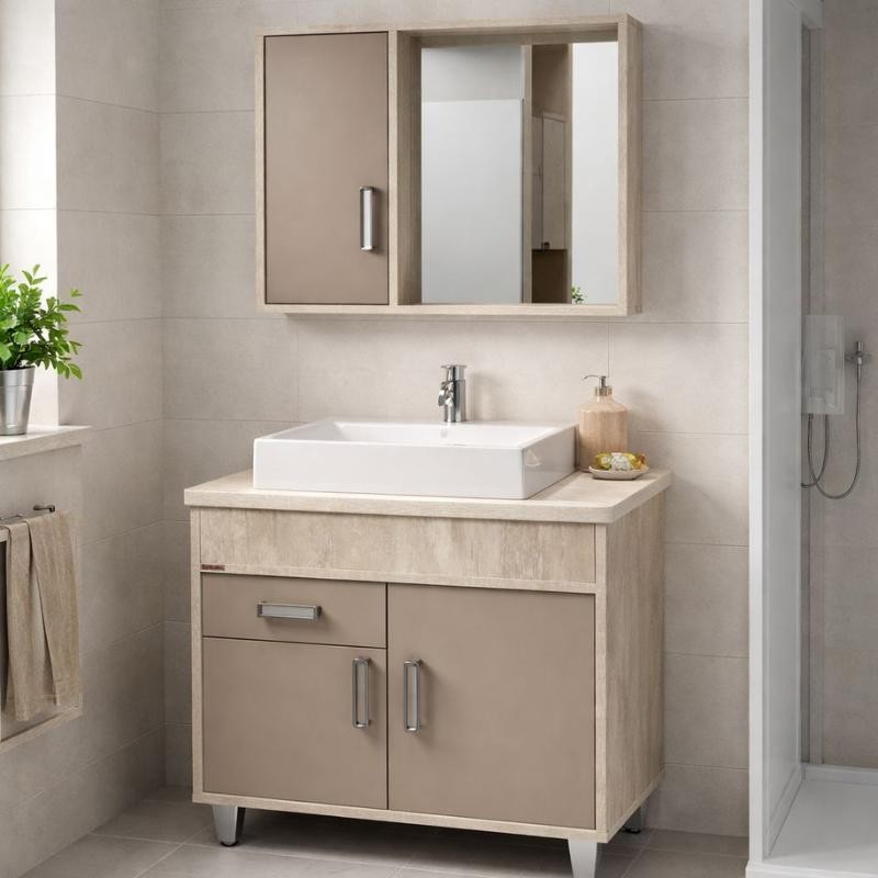 Conjunto Genova Cuba Apoio Calcare 60cm