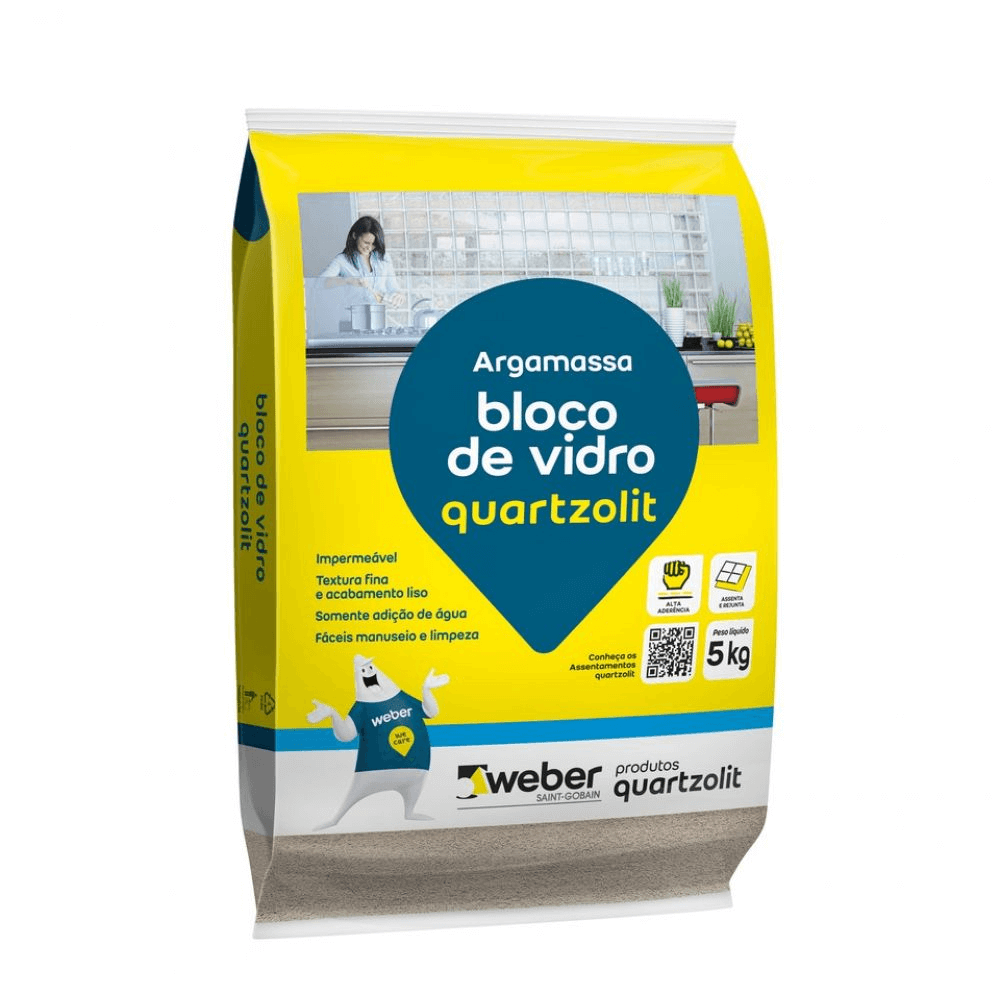 Argamassa Bloco Vidro 5kg