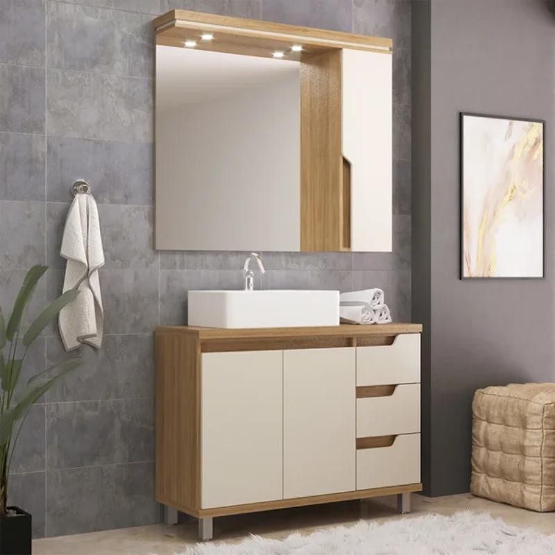 Conjunto Itapuã/Off White 100cm