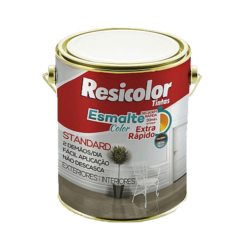 Tinta Esmalte Extra Rápido Branco Brilhante 3,6L