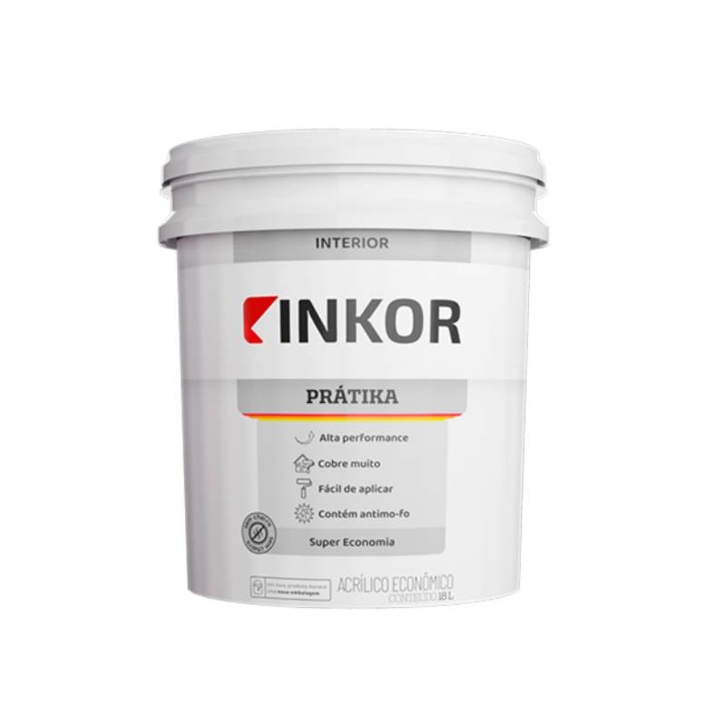 Tinta Prátika Acrílica Branco Fosco 18l