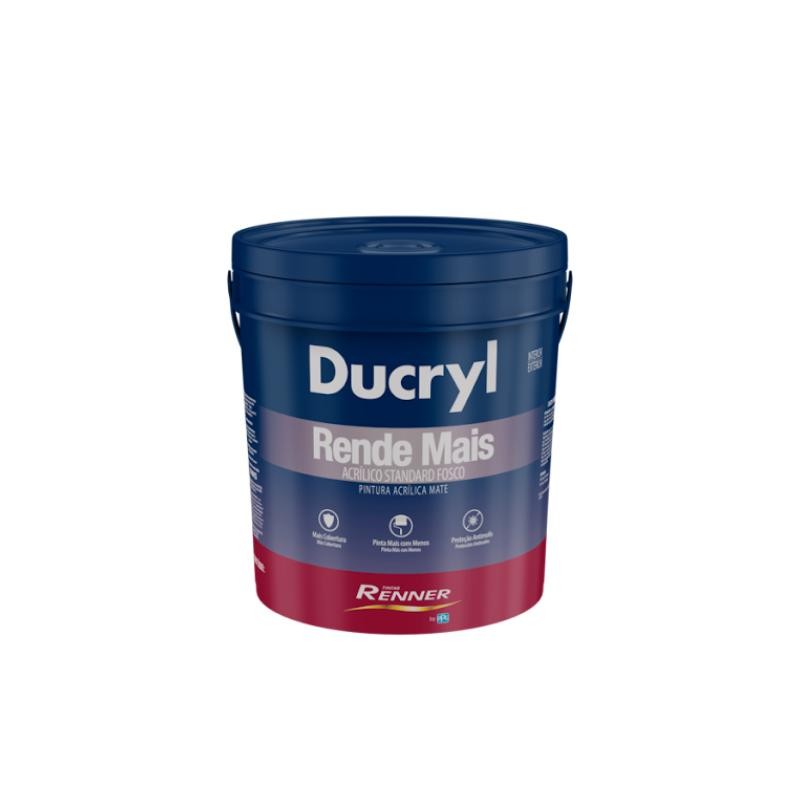 Tinta Acrílica Fosco Ducryl Rende Mais