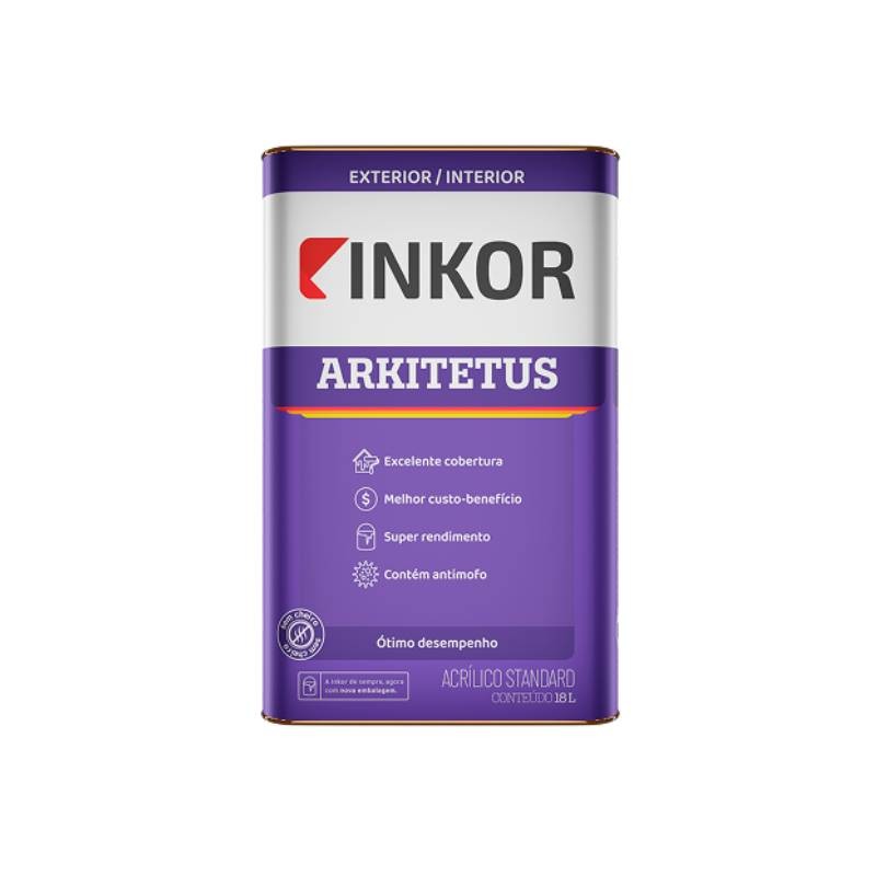 Tinta Arkitetus Acrílica Branco Fosco 18l