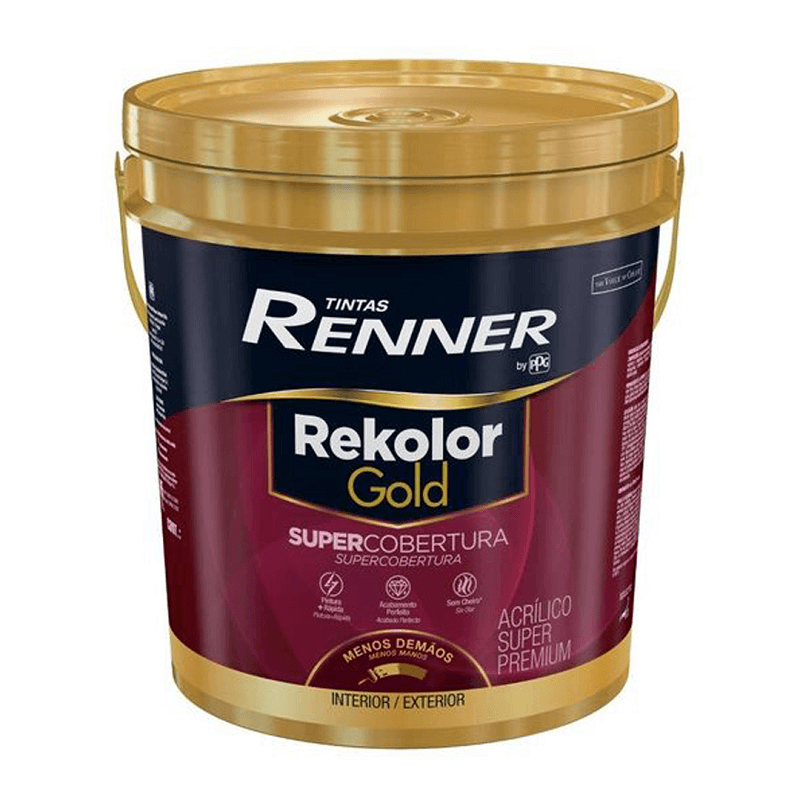 Tinta Rekolor Gold Acrílico Fosco 18l